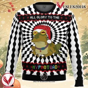 Glory To The Hypnotoad Ugly Christmas Sweater, Unique Christmas Gift For Fans - Vesles2014S