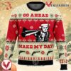 Go Ahead Make My Day Dirty Harry Ugly Christmas Sweater, Unique Christmas Gift For Fans - Vesles2014S