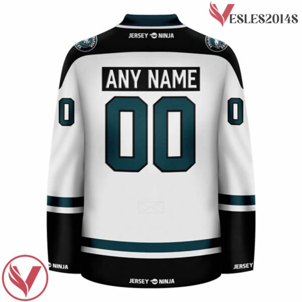 Go Eagles Philadelphia Customize White Hockey Jersey, Gift Ideas For Football Lovers - Vesles2014S 3
