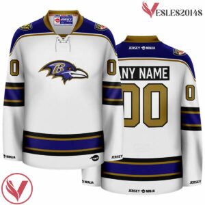 Go Renvens Baltimore Personalize White Jersey, Ice Hockey Coach Gift - Vesles2014S 3