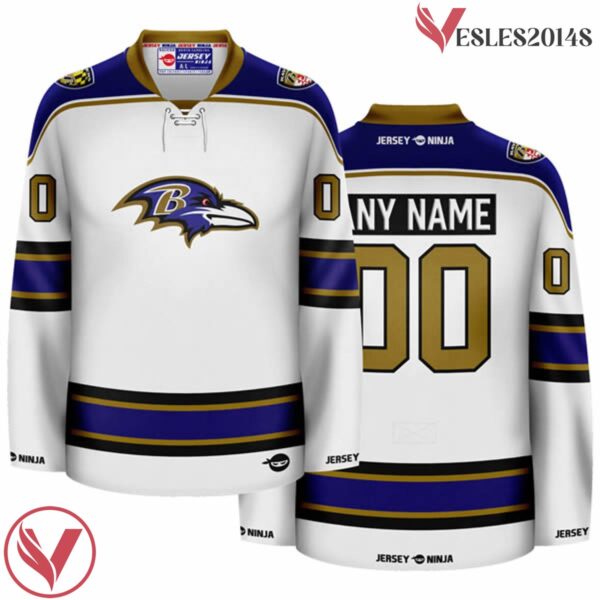 Go Renvens Baltimore Personalize White Jersey, Ice Hockey Coach Gift - Vesles2014S 3
