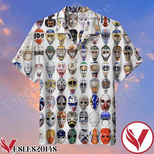 Goalie Masks Collection Trend Hawaiian Shirt, Unique Gifts For Friends - Vesles2014S 1