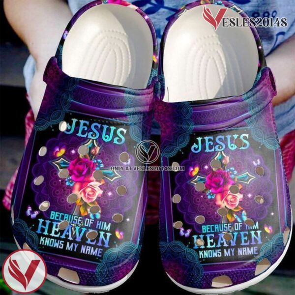 God Heaven Knows My Name Clog Shoes, Unique Gift From  Vesles2014S