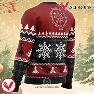 God With Us Hellsing Ugly Christmas Sweater, Unique Christmas Gift For Fans - Vesles2014S 2