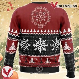 God With Us Hellsing Ugly Christmas Sweater, Unique Christmas Gift For Fans - Vesles2014S 3