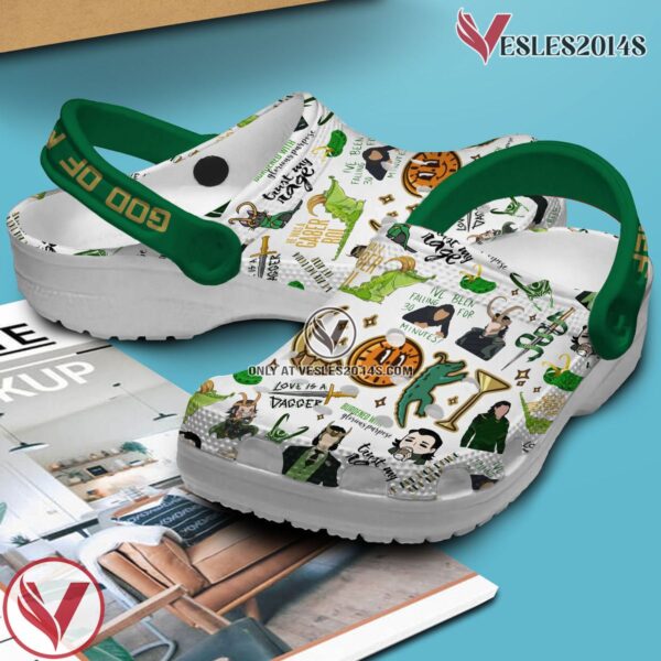 God of Mischief Movie Crocs Crocband Clogs Shoes Comfortable For Men Women and Kids - Vesles2014S 2