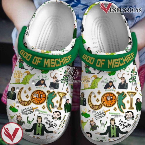 God of Mischief Movie Crocs Crocband Clogs Shoes Comfortable For Men Women and Kids - Vesles2014S
