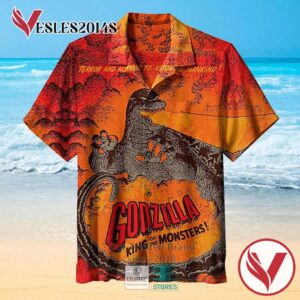 Godzilla King of Monsters Casual Hawaiian Shirt, Best Gifts For Summer Vesles2014S 1