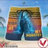 Godzilla Stop Staring At My Monster Summer Hawaiian Shirt And Short, Unique Gifts For Friends - Vesles2014S 1