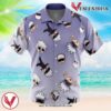 Gojo Satoru Pattern Jujutsu Kaisen Hawaiian Button Up Shirt, Perfect Gifts For Anime Lovers - Vesles2014S