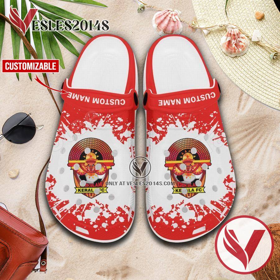 Gokulam Kerala FC Logo Custom Crocs Shoes For Men And Women, Unique Clogs Shoes For Fans - Vesles2014S 1