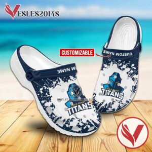 Gold Coast Titans Custom Crocs Shoes For Men And Women, Unique Clogs Shoes For Fans - Vesles2014S