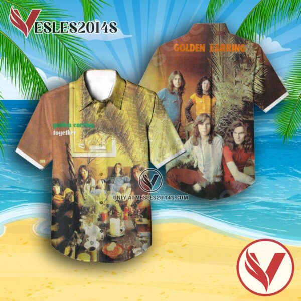 Golden Earring Together Album Cover Hawaiian Shirt, Unique Gifts For Music Lovers - Vesles2014S