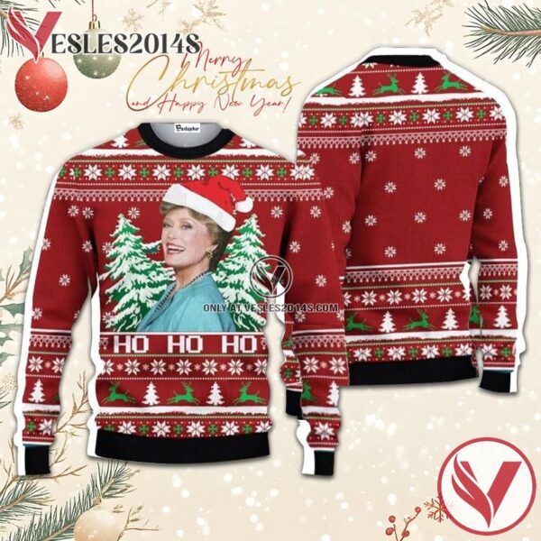 Golden Girls HoHoHo Ugly Sweater, Unique Winter Outfits For Fans - Vesles2014S  1