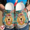 Golden Retriever Cute Clog Shoes, Unique Gift From  Vesles2014S