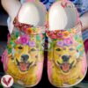 Golden Retriever Personalized Friend Classic Clogs Shoes, Unique Gift From  Vesles2014S