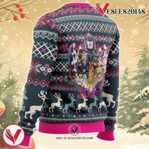 Golden Wind Jojo’s Bizarre Adventure Ugly Christmas Sweater, Unique Christmas Gift For Fans - Vesles2014S 1