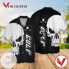 Golf And Skull For Men And Women Graphic Print Short Sleeve Hawaiian Casual Shirt Vesles2014S