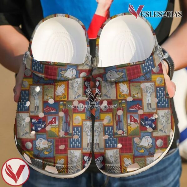 Golf World Clog Shoes, Unique Gift From  Vesles2014S