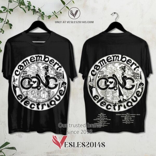 Gong-Camembert Electrique Album 3D Shirt, Unique Gifts For Music Lovers - Vesles2014S