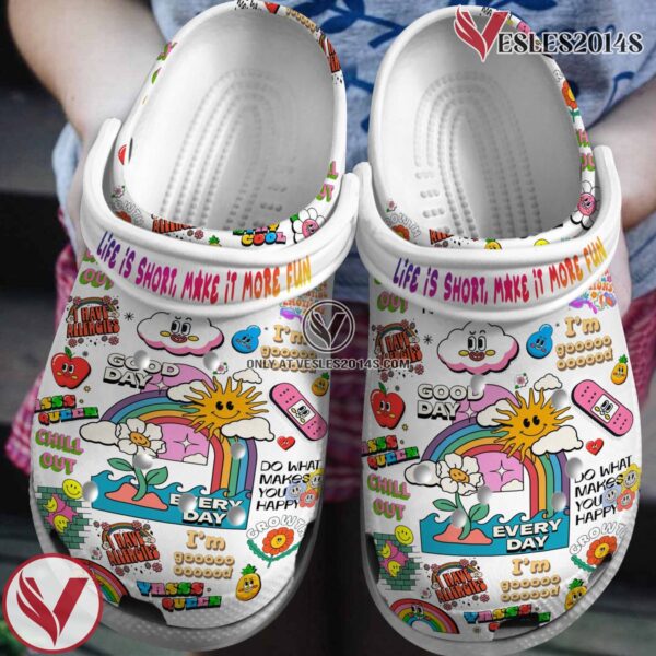 Good Day LifeCrocs Crocband Clogs Shoes Comfortable For Men Women and Kids, Unique Gift From  Vesles2014S