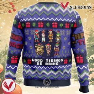 Good Tidings we Bring Chrono Trigger Ugly Christmas Sweater, Unique Christmas Gift For Fans - Vesles2014S 1
