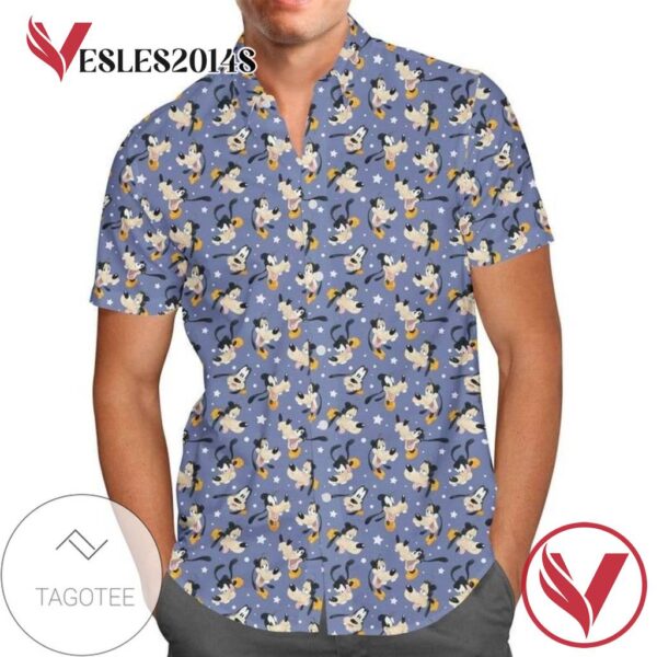 Goofy Cartoon Disney For men And Women Graphic Print Short Sleeve Hawaiian Casual Shirt Vesles2014S 1