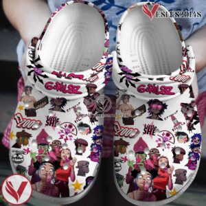 Gorillaz Music Crocs Crocband Clogs Shoes, Unique Gifts For Fans Style 1 - Vesles2014S