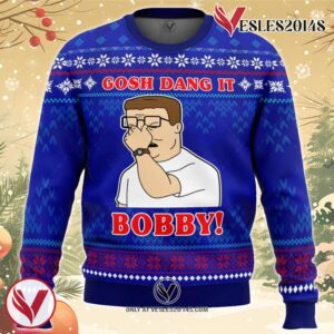 Gosh Dang It Bobby King Of The Hill Ugly Christmas Sweater, Unique Christmas Gift For Fans - Vesles2014S