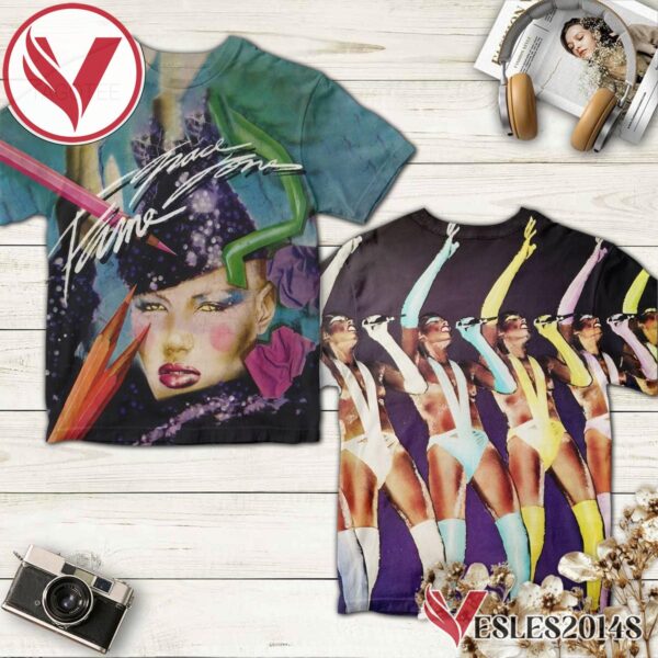Grace Jones Fame Album Cover Shirt, Perfect Gifts For Music Lovers - Vesles2014S