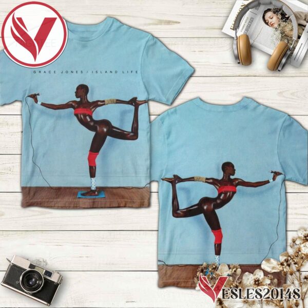 Grace Jones Island Life Album Cover Shirt, Perfect Gifts For Music Lovers - Vesles2014S