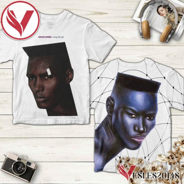 Grace Jones Living My Life Album Cover Shirt, Perfect Gifts For Music Lovers - Vesles2014S