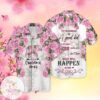 Grandma Bear My Grandson Is A Good Kid That If You Less With me I Don't Know What Will Graphic Print Short Sleeve Hawaiian Casual Shirt Vesles2014S