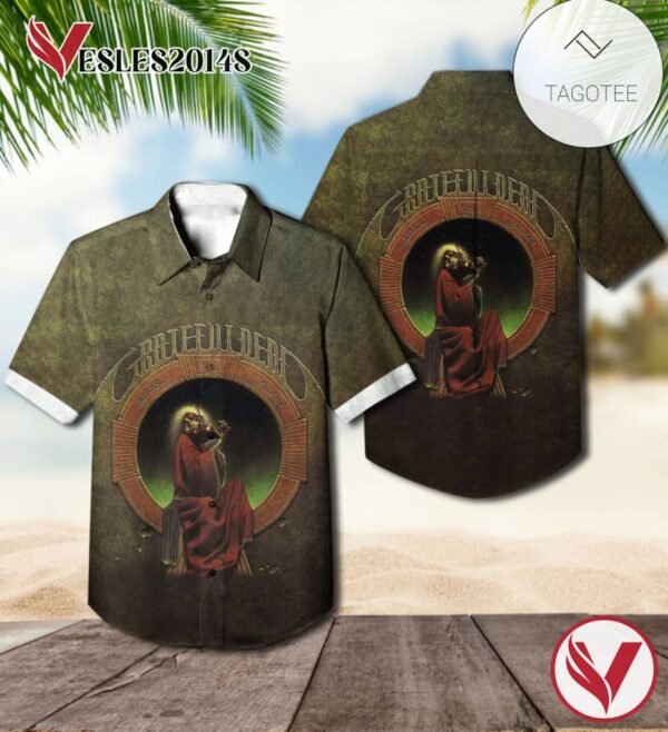 Grateful Dead Blues For Allah Album Cover Hawaiian Shirt, Best Gift For Music Lovers Vesles2014S