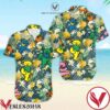 Grateful Dead Dancing Bears Pineapple Tropical Forest Hawaiian Shirt And Short, Unique Gifts For Friends - Vesles2014S 1