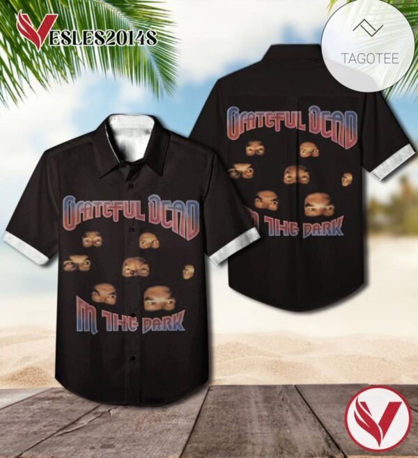 Grateful Dead In The Dark Album Cover Hawaiian Shirt, Best Gift For Music Lovers Vesles2014S