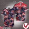 Grateful Dead Logo Red Tropical Leaves Navy Hawaiian Shirt, Unique Gifts For Friends - Vesles2014S 1