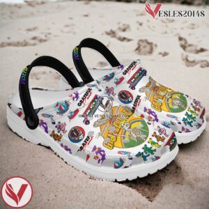 Grateful Dead Music Crocs Crocband Clogs Shoes, Unique Gifts For Fans Style 1 - Vesles2014S 2