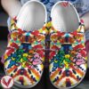 Grateful Dead Music Crocs Crocband Clogs Shoes, Unique Gifts For Fans Style 16 - Vesles2014S