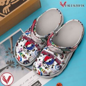 Grateful Dead Music Crocs Crocband Clogs Shoes, Unique Gifts For Fans Style 23 - Vesles2014S 2