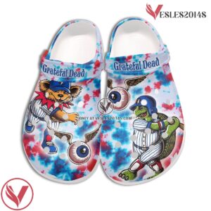 Grateful Dead Music Crocs Crocband Clogs Shoes, Unique Gifts For Fans Style 24 - Vesles2014S 2