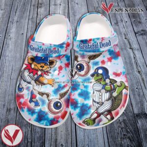 Grateful Dead Music Crocs Crocband Clogs Shoes, Unique Gifts For Fans Style 24 - Vesles2014S