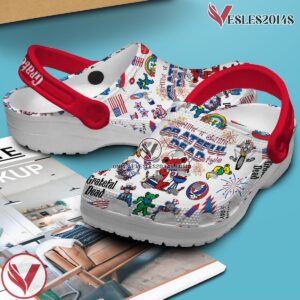 Grateful Dead Music Crocs Crocband Clogs Shoes, Unique Gifts For Fans Style 36 - Vesles2014S 2