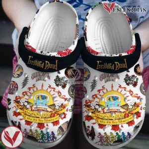 Grateful Dead Music Crocs Crocband Clogs Shoes, Unique Gifts For Fans Style 40 - Vesles2014S