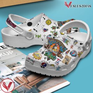 Grateful Dead Music Crocs Crocband Clogs Shoes, Unique Gifts For Fans Style 41 - Vesles2014S 2