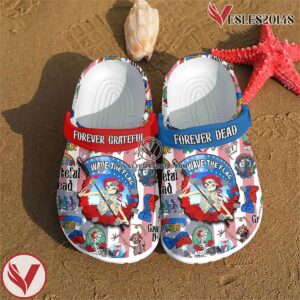 Grateful Dead Music Crocs Crocband Clogs Shoes, Unique Gifts For Fans Style 43 - Vesles2014S 2