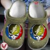 Grateful Dead Music Crocs Crocband Clogs Shoes, Unique Gifts For Fans Style 44 - Vesles2014S