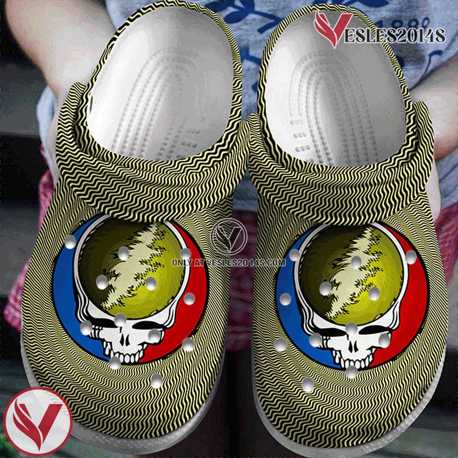 Grateful Dead Music Crocs Crocband Clogs Shoes, Unique Gifts For Fans Style 44 - Vesles2014S