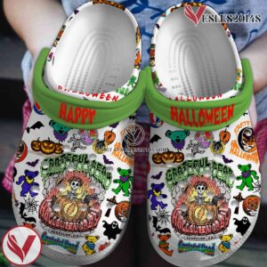 Grateful Dead Music Crocs Crocband Clogs Shoes, Unique Gifts For Fans Style 45 - Vesles2014S