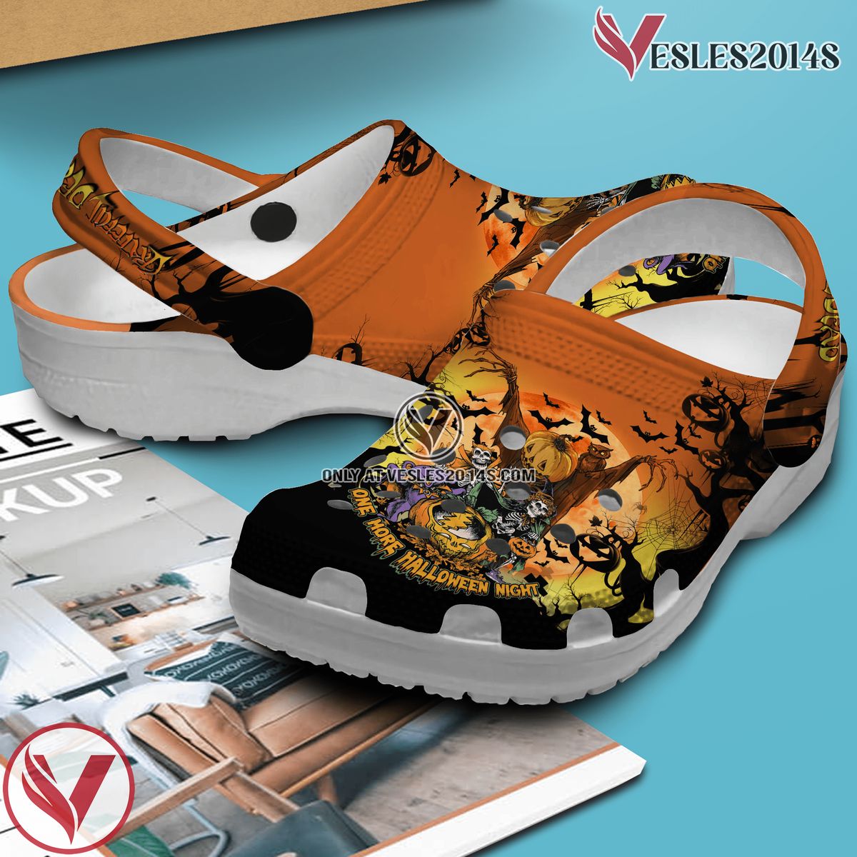 Grateful Dead Music Crocs Crocband Clogs Shoes, Unique Gifts For Fans Style 48 - Vesles2014S 3